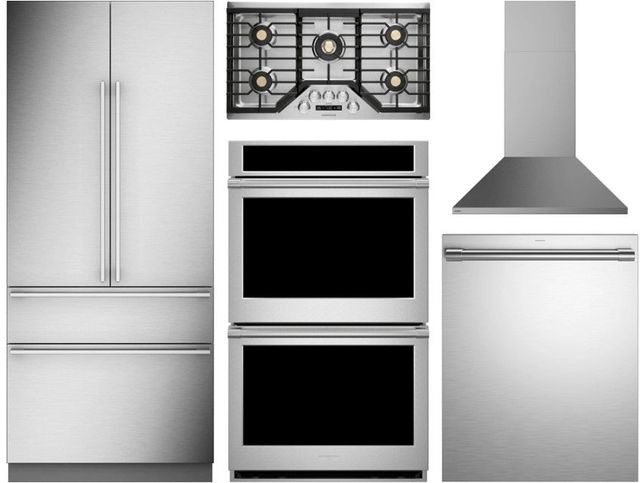 Monogram® 5 Piece Stainless Steel Gas Kitchen Package-0