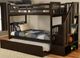 Kodiak Furniture Kelcie Dark Chocolate Twin/Twin Bunk Youth Bed with Trundle -4