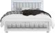 Global Furniture USA Santorini White Full Panel Bed-1