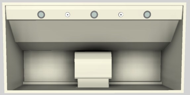 Vent-A-Hood® 48" Biscuit Wall Mounted Range Hood-3