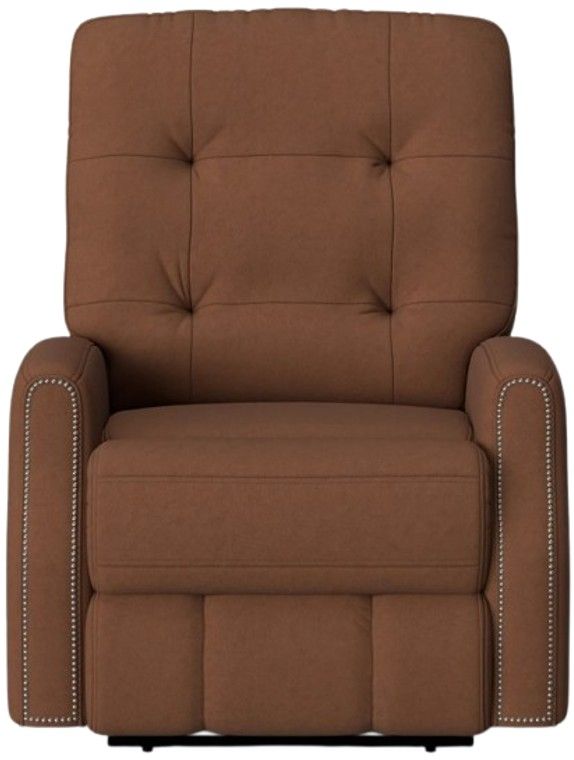 Flexsteel® Customizable Devon Power Recliner with Nailhead Trim-3