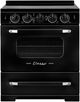 Unique Appliances Classic Retro 30" Midnight Black Slide-In Induction Range-0