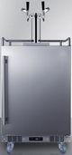Summit® Commercial 24" Stainless Steel Built-In Outdoor Beer Kegerator-0