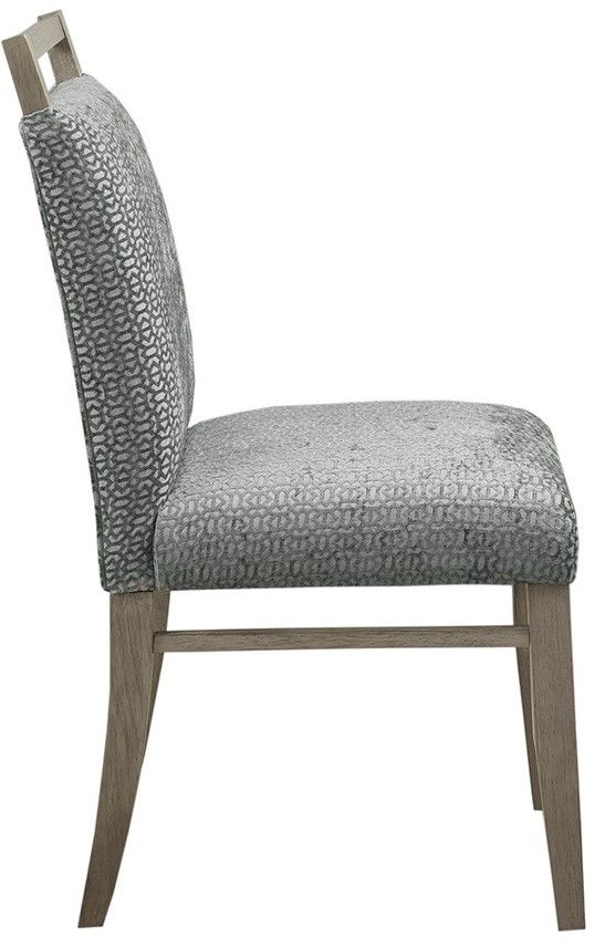 Olliix by Madison Park Elmwood Blue Dining Chair Set of 2-1