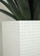 Le Present Stacks White 16" Cube On Cube Planter-3