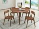 New Classic® Home Furnishings Gabby Walnut Dining Side Chair-1