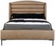 Century® Customizable Details Case Queen Upholstered Wing Low Panel Bed-1