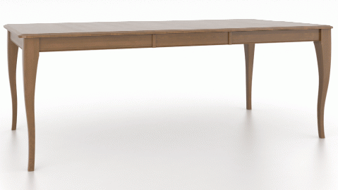 Canadel Customizable Gourmet 82" VC Base Dining Table with One Removable Leaf-0