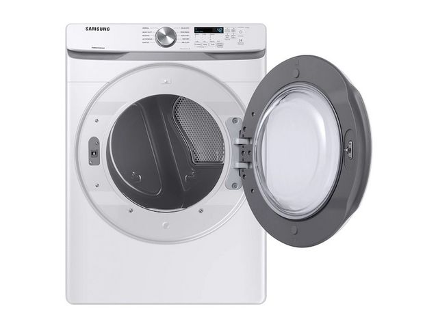 Samsung 6000 Series 7.5 Cu. Ft. White Front Load Electric Dryer-4