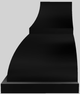 Vent-A-Hood® Designer Series 60" Black Wall Mounted Range Hood-3