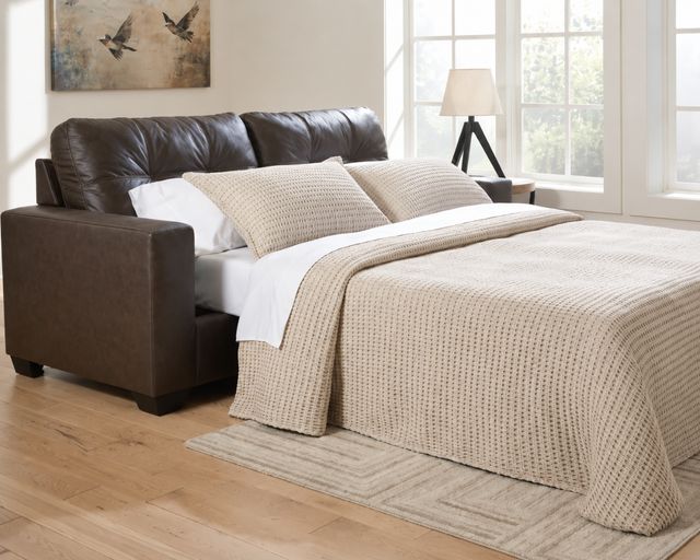 Benchcraft® Barlin Mills Umber Queen Sofa Sleeper-1