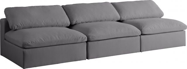 Meridian Furniture Serene Grey Armless Modular Sofa-0