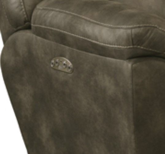 American Wholesale Furniture Ferrington Dusk Power Dual Reclining Sofa with Headrest-1