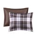 Olliix by Madison Park Essentials Parkston Brown King/California King 3M Scotchgard Down Alternative All Season Comforter Set-3