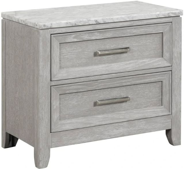 New Classic® Home Furnishings Fiona Mist Gray Nightstand-0