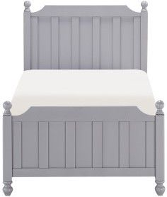 Mazin Furniture Wellsummer 4 Piece Gray Twin Bedroom Set-1