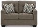 Signature Design by Ashley® Mahoney Chocolate Loveseat-1