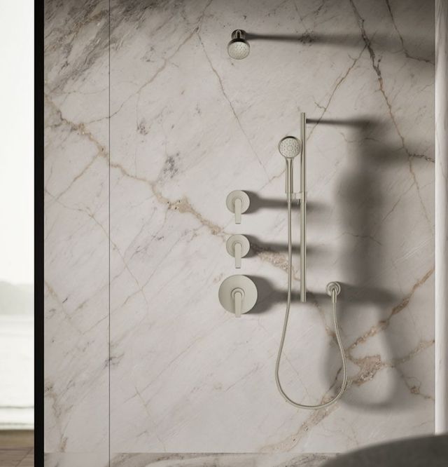 KOHLER® Awaken® G90 Vibrant Brushed Nickel 1.5 GPM Single-Function Showerhead-2