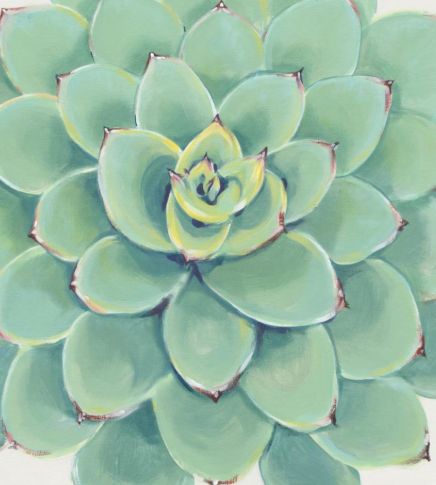 Classy Living Tim OToole Pastel Succulent III Wall Art-1