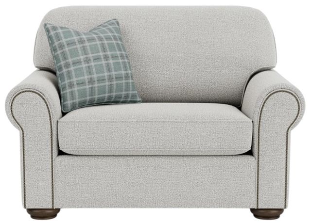 Flexsteel® Preston Silver Glacier Chair and a Half-1