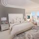 Michael Amini® Glimmering Heights Ivory California King Upholstered Panel Bed-1