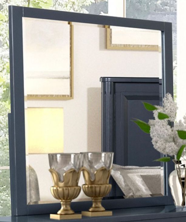 Furniture of America® Altamira Malta Blue Dresser Mirror-0