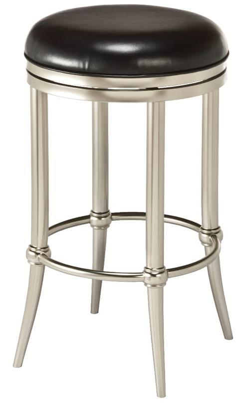 HH2 Home Cadman Matte Nickel Swivel Counter Stool Hoelscher s Fine Furniture Appliances Electronics Floresville and Pleasanton TX