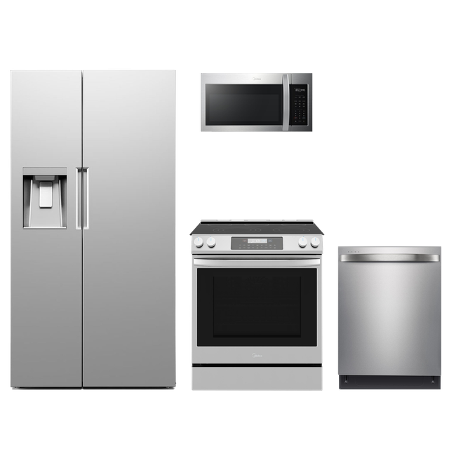 Midea® 4 Piece Stainless Steel Kitchen Package-0