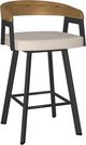Amisco Customizable Carmela Swivel Counter Stool-0