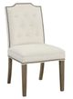 Fairfield® Customizable Entree Dining Empire Short Back Dining Chair with Mica Legs and Buttons-0