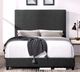 Legends Home Bridger Endurance Graphite Queen Upholstered Panel Bed-1