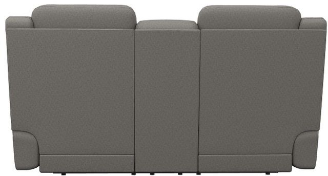 La-Z-Boy® Joel Stone Power Reclining Loveseat with Console and Headrest-2