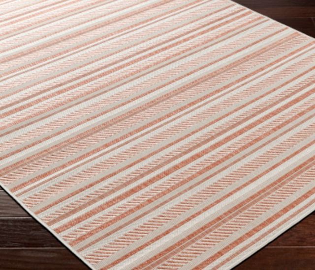 Surya Eagean Copper/Orange/White 4'x6' Area Rug-2