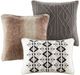 Olliix by Madison Park Signature Brown King Urban Cabin Cotton Jacquard Comforter Set-2