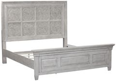 Liberty Furniture Heartland Antique White California King Panel Bed