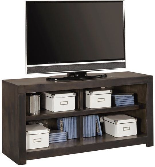 Aspenhome® Avery Loft Ghost Black 49" Open Console-1