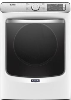 Maytag® 7.3 Cu. Ft. White Front Load Gas Dryer