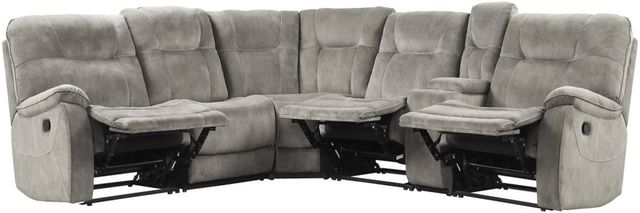 Parker House® Cooper 6-Piece Shadow Natural Manual Reclining L-Shape Sectional-1