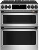 Café™ Flat Black Front Control Induction Knobs and Handle Kit-5