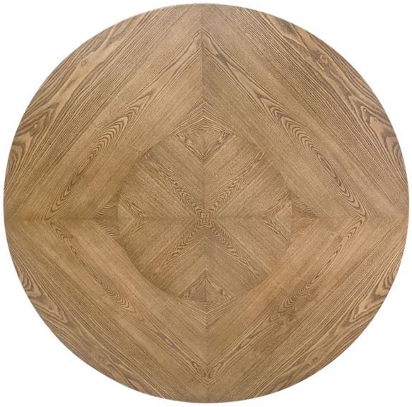 Bernards Elure Latte Complete Round Dining Table-1