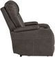 Signature Design by Ashley® Feazada Shadow Power Recliner with Adjustable Headrest-2