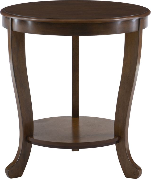 Powell® Marissa Hazelnut Brown Accent Side Table-1