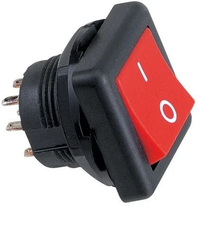 RadioShack 10 A, 125 VAC or 6 A, 250 VAC SPST  Rocker Switch-0