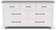 Riverside Furniture Cora Cloud/Fog 7-Drawer Dresser-1