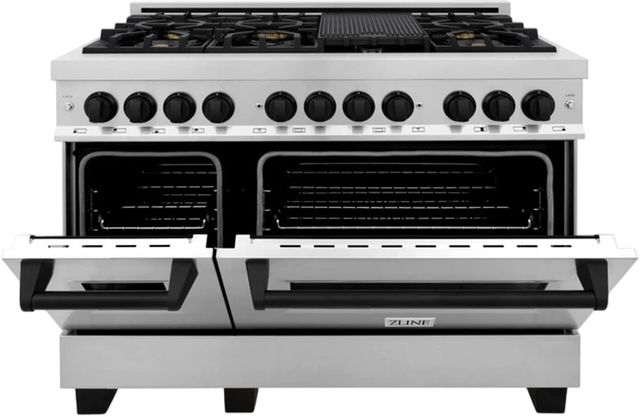ZLINE Autograph Edition 48" Stainless Steel Pro-Style Dual Fuel Natural Gas Range-2