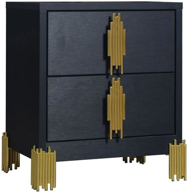 New Classic® Home Furnishings Empire Black Nightstand-0
