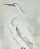 Classy Living Contemplative White Egret Wall Art-1