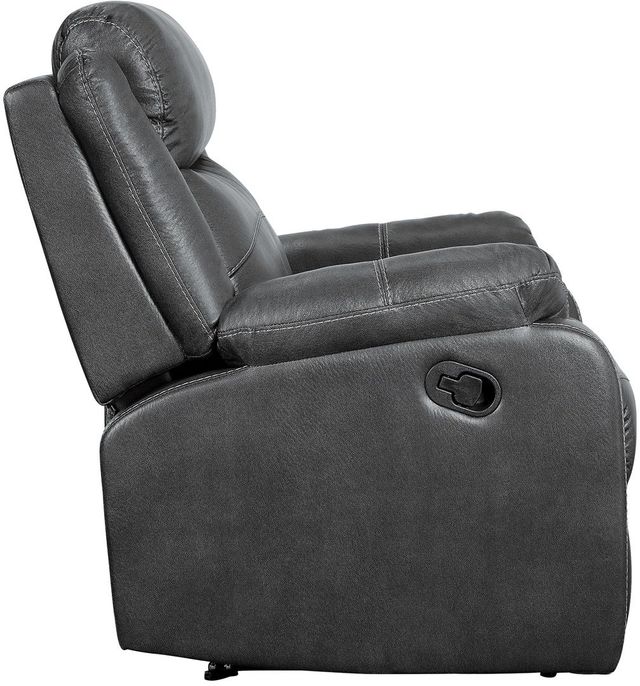 Mazin Furniture Yerba Gray Lay Flat Reclining Chair-3