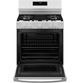 GE® 500 Series 30" White Freestanding Gas Range-2