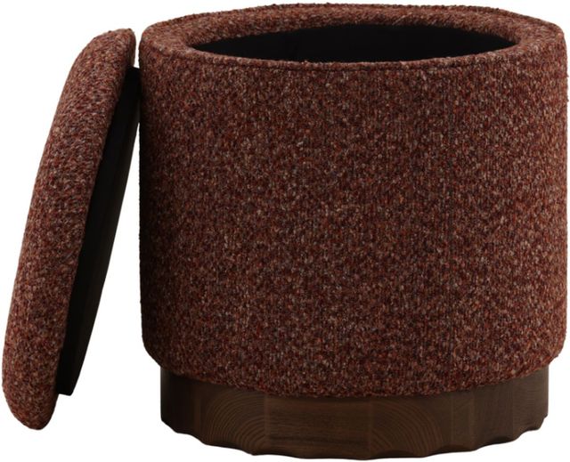 Dovetail Furniture Olinda Brown/Rust Storage Stool-1